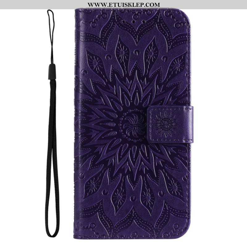 Etui Folio do Vivo Y16 Mandala Sun Ze Smyczą